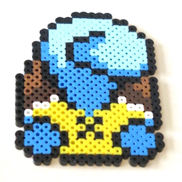 Perler Beads Set of 4 Pokemon Butt Coasters - Picture 3 of 5